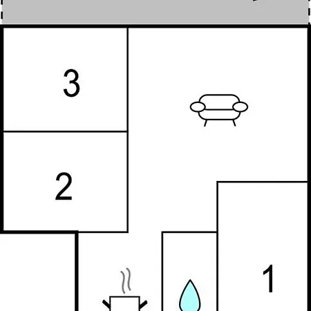 Semesterbostad Three-bedroom In *